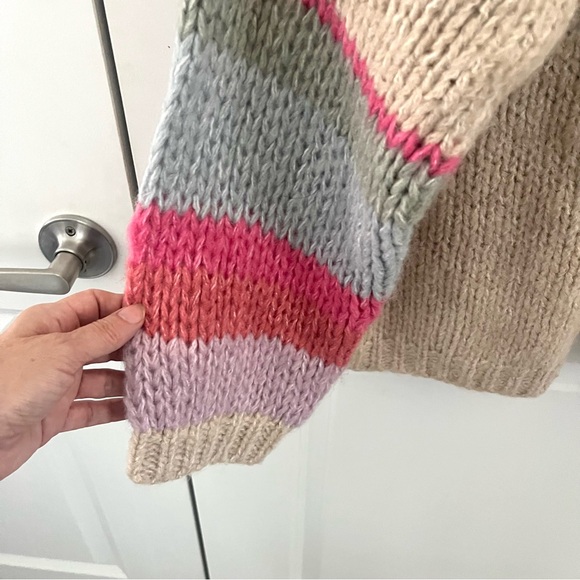 Saltwater Luxe Hello Sunshine Chunky Knit Cardigan Size XL - Picture 10 of 13